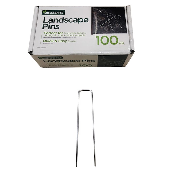 Greenscapes 1 in. W X 4-1/2 in. L Steel Landscape Fabric Pins 100 pk 85430 - main